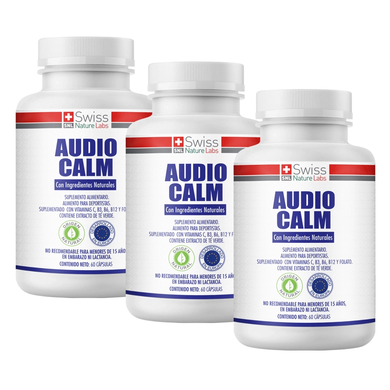 SUPLEMENTO ALIMENTICIO SWISS NATURE LABS AUDIO CALM 3 MESES - 2