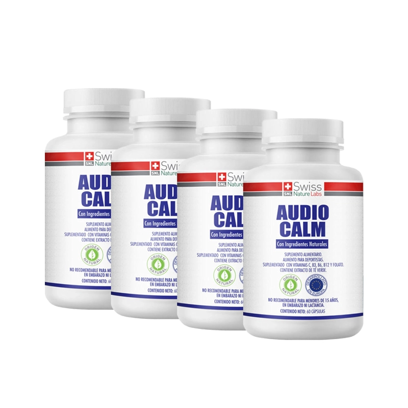 AUDIO CALM ALIVIO PARA TINNITUS Y ZUMBIDOS | PACK 4 MESES - 1