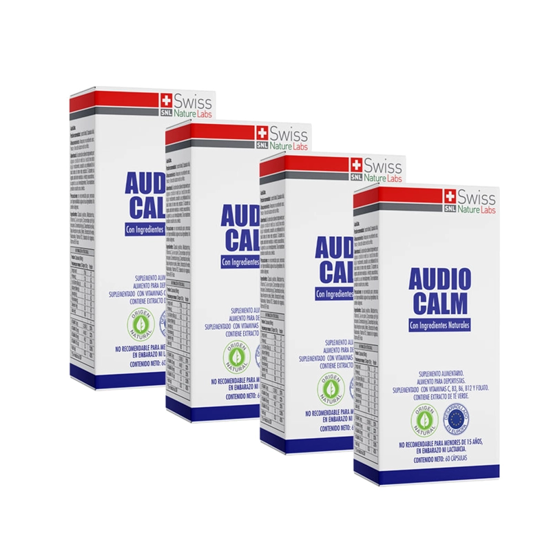 AUDIO CALM ALIVIO PARA TINNITUS Y ZUMBIDOS | PACK 4 MESES - 2