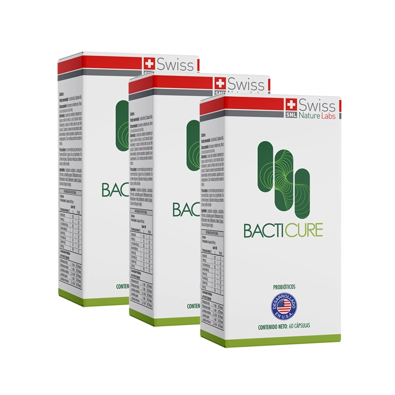 BACTICURE COMPLEJO NATURAL PROBIOTICO PARA 3 MESES - 2