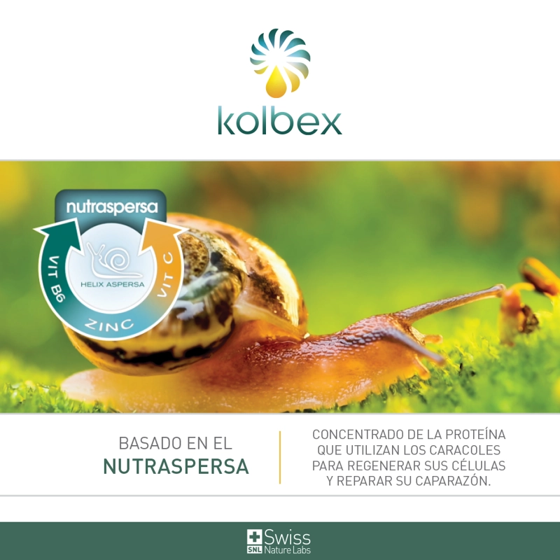 KOLBEX PROTEINA DE CARACOL + VITAMINAS 3 MESES CON NUTRASPERSA COMBATE PROBLEMAS ARTICULARES - 8