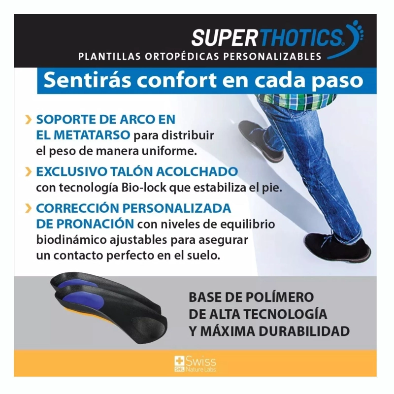 SUPERTHOTICS PLANTILLAS ORTOPEDICAS 2 PARES - 5
