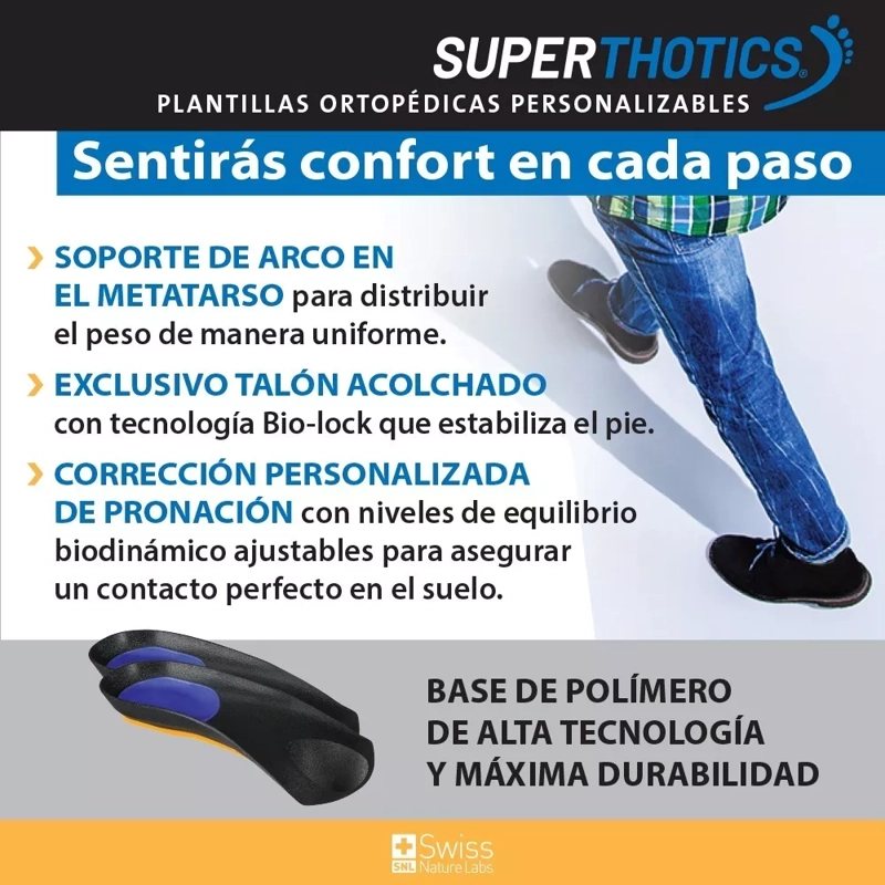 SUPERTHOTICS PLANTILLAS ORTOPEDICAS 2 PARES - 8