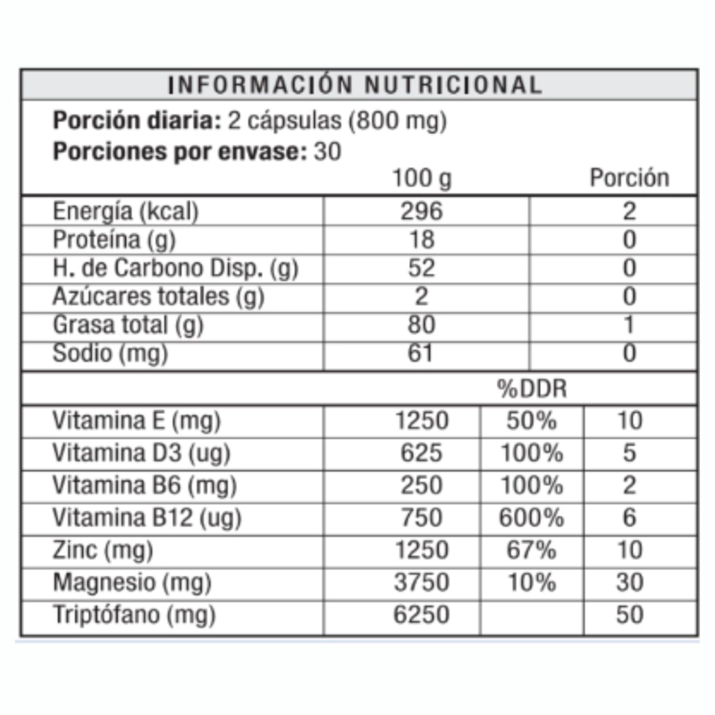 SLEEP ZEN 60 CAPSULAS NATURALES CONTRA EL INSOMNIO 1 MES - 4