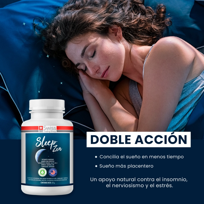 SLEEP ZEN 60 CAPSULAS NATURALES CONTRA EL INSOMNIO 3 MESES - 7