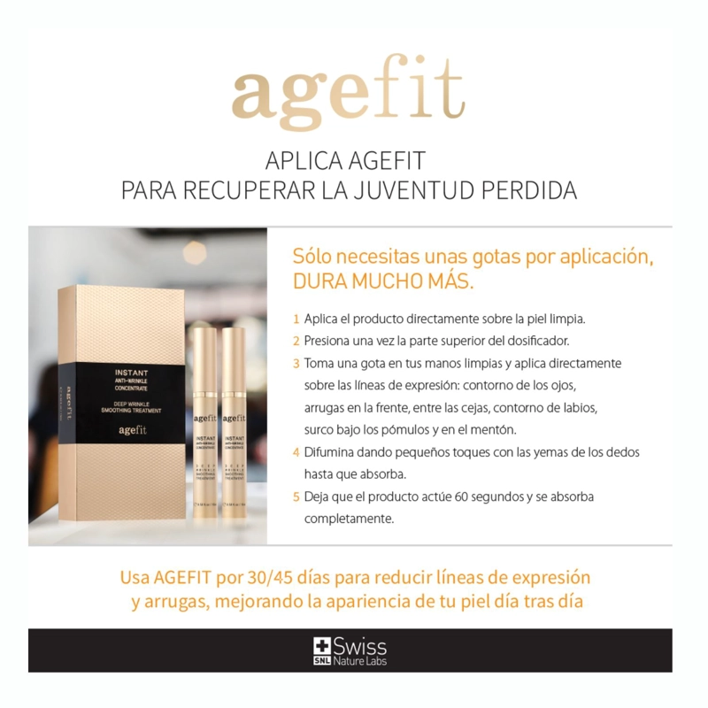SE RUM ROSTRO SWISS NATURE LABS 2 FRASCOS AGE FIT ANTIARRUGAS 1 MES - 7