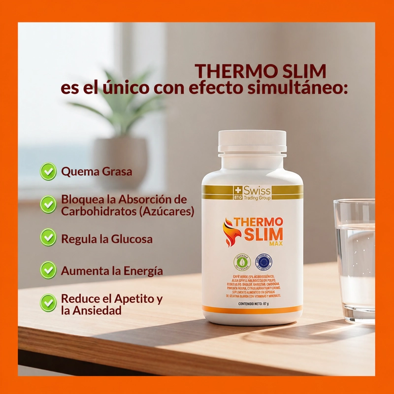 THERMO SLIM QUEMA GRASA SIN DIETA NI EJERCICIO 120 CAPS - 4