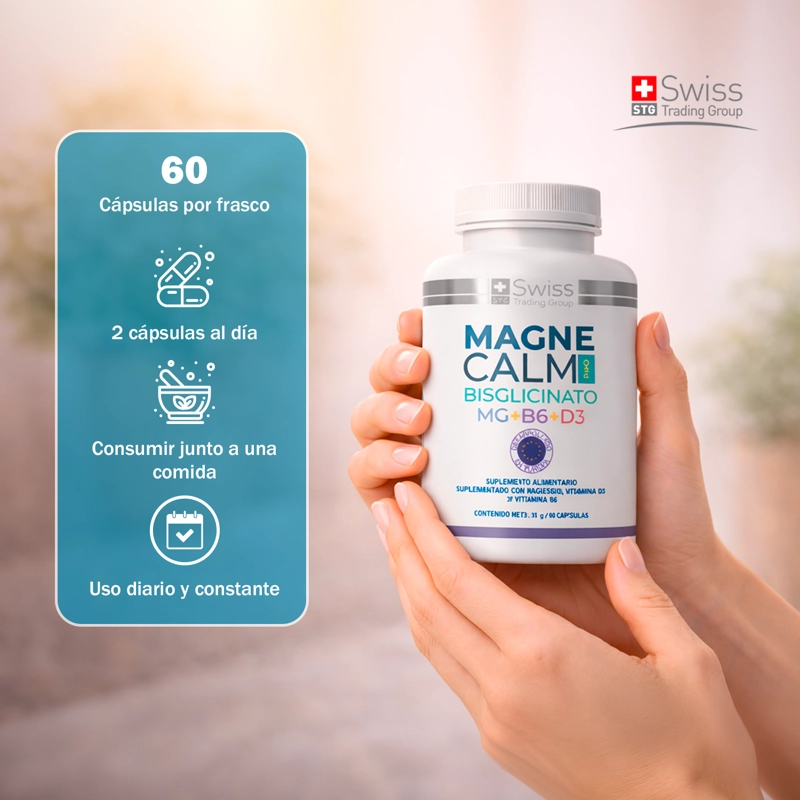 MAGNECALM PRO MAGNESIO BISGLICINATO 60 CAPS ANTIESTRES - 6