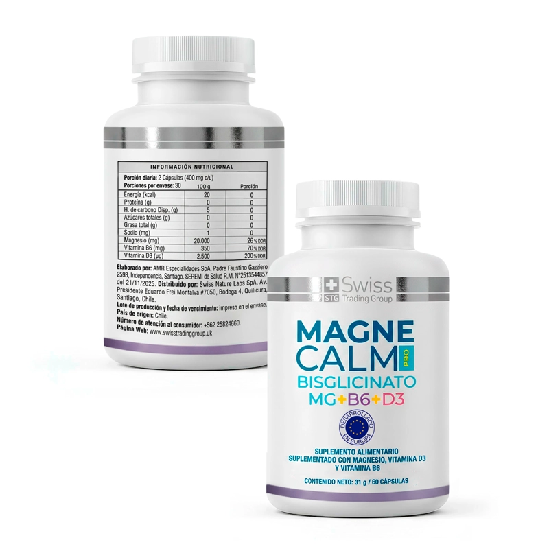 MAGNECALM PRO MAGNESIO BISGLICINATO 120 CAPS ANTIESTRES - 2