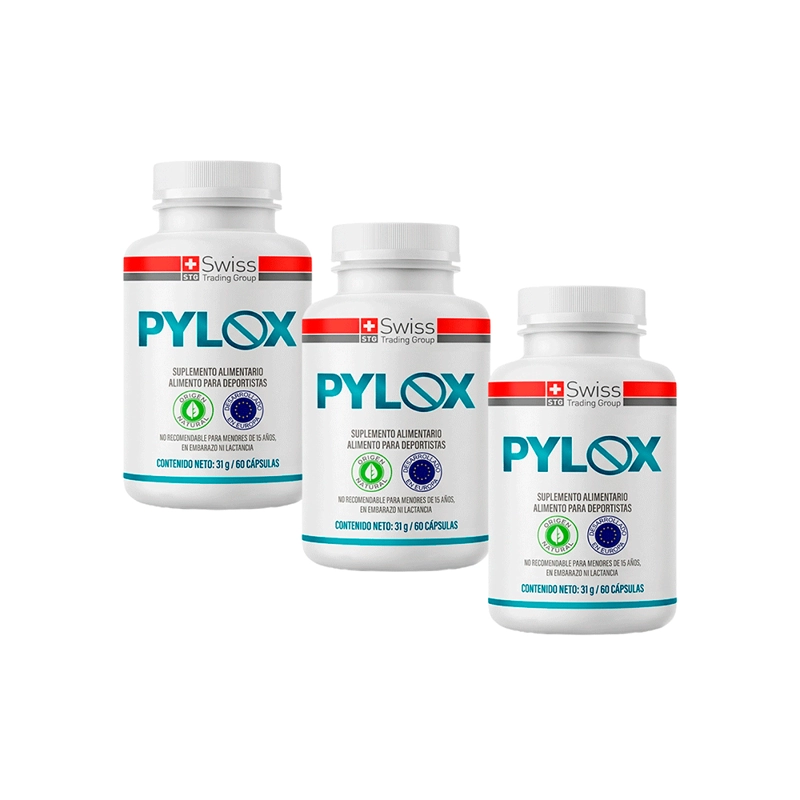 PYLOX EL ANTI-PYLORI NATURAL GASTRITIS REFLUJO 180 CAPS - 1