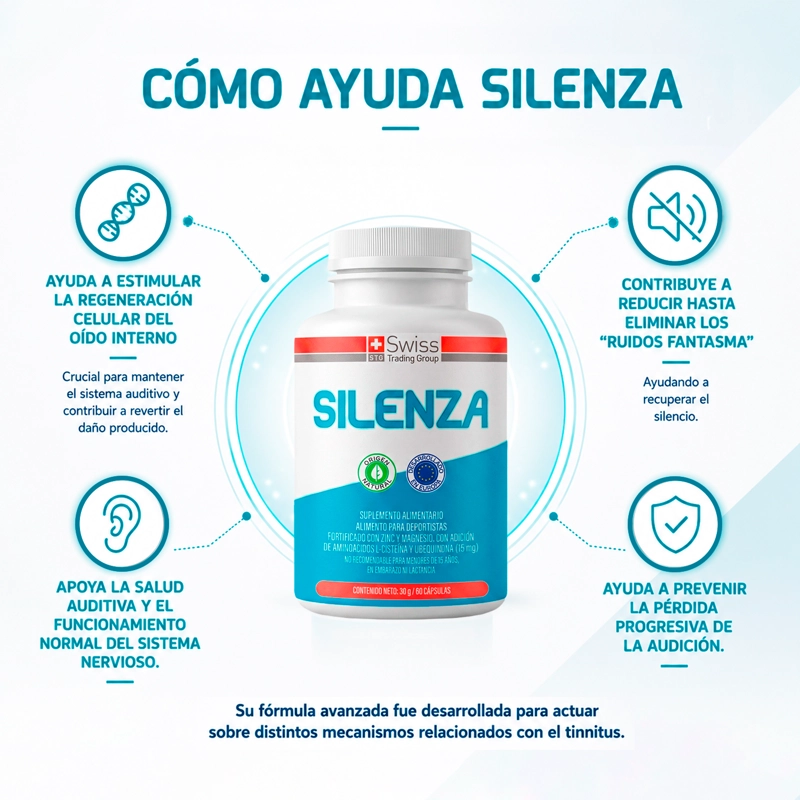 SILENZA 1 FRASCO CON 60 CAPSULAS - 5