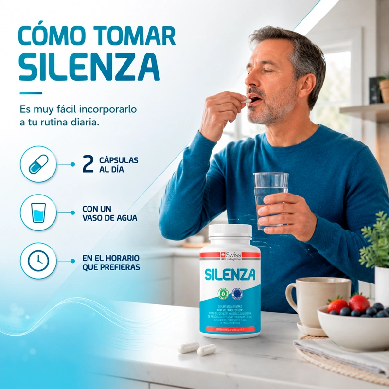 SILENZA 1 FRASCO CON 60 CAPSULAS - 7