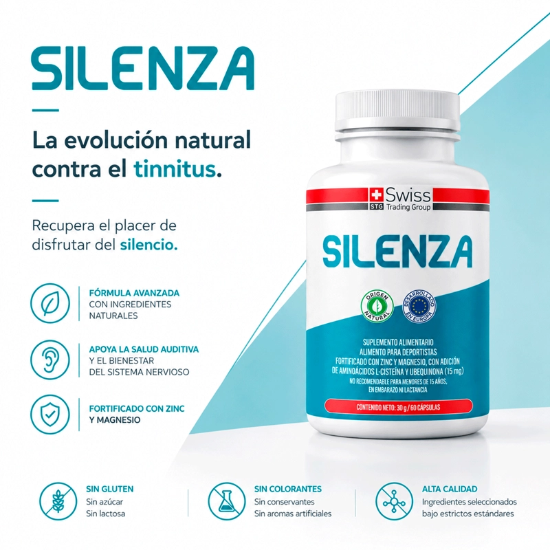 SILENZA 2 FRASCOS CON 60 CAPSULAS CADA UNO - 2