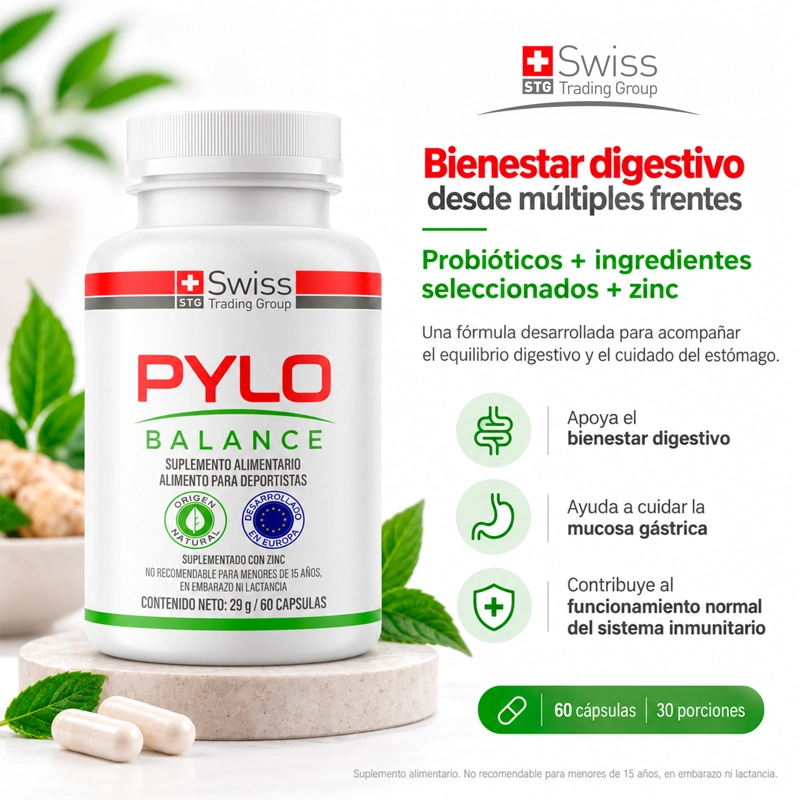 PYLO BALANCE 3 FRASCOS CON 60 CAPSULAS CADA UNO - 2
