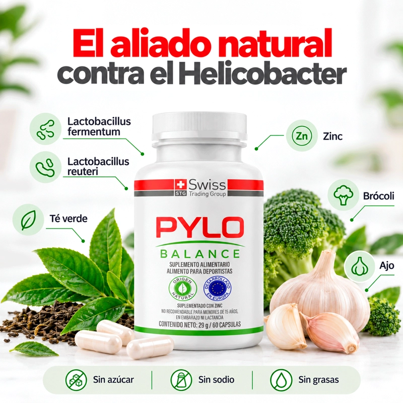 PYLO BALANCE 3 FRASCOS CON 60 CAPSULAS CADA UNO - 3