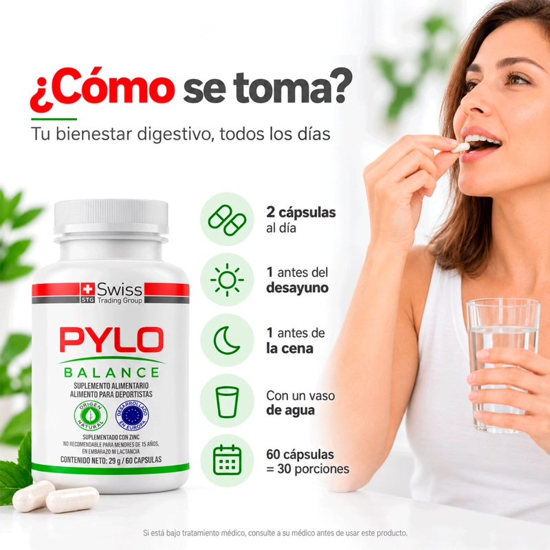 PYLO BALANCE 3 FRASCOS CON 60 CAPSULAS CADA UNO - 5
