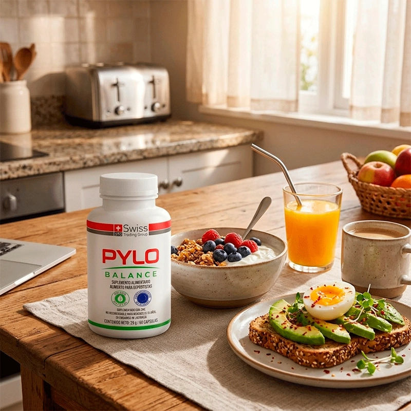 PYLO BALANCE 3 FRASCOS CON 60 CAPSULAS CADA UNO - 9
