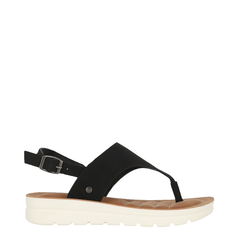 SANDALIA MUJER  BAMERS AMAPOLA NEGRO - 1