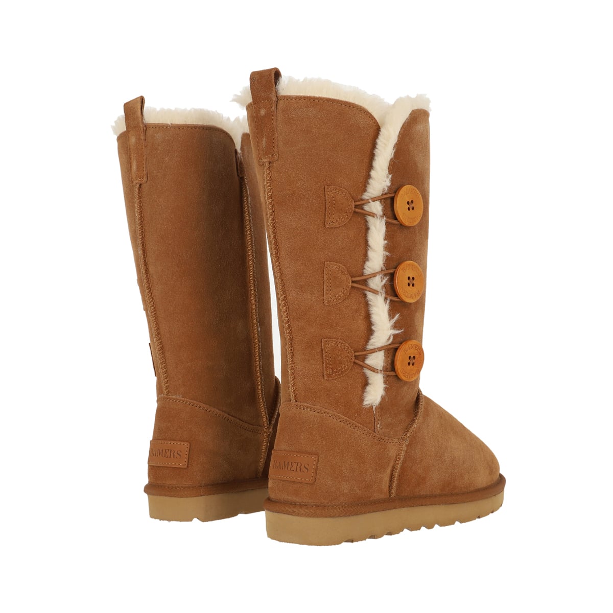 BOTA MUJER BAMERS BLAST BUTTON HIGH CAFE - 4