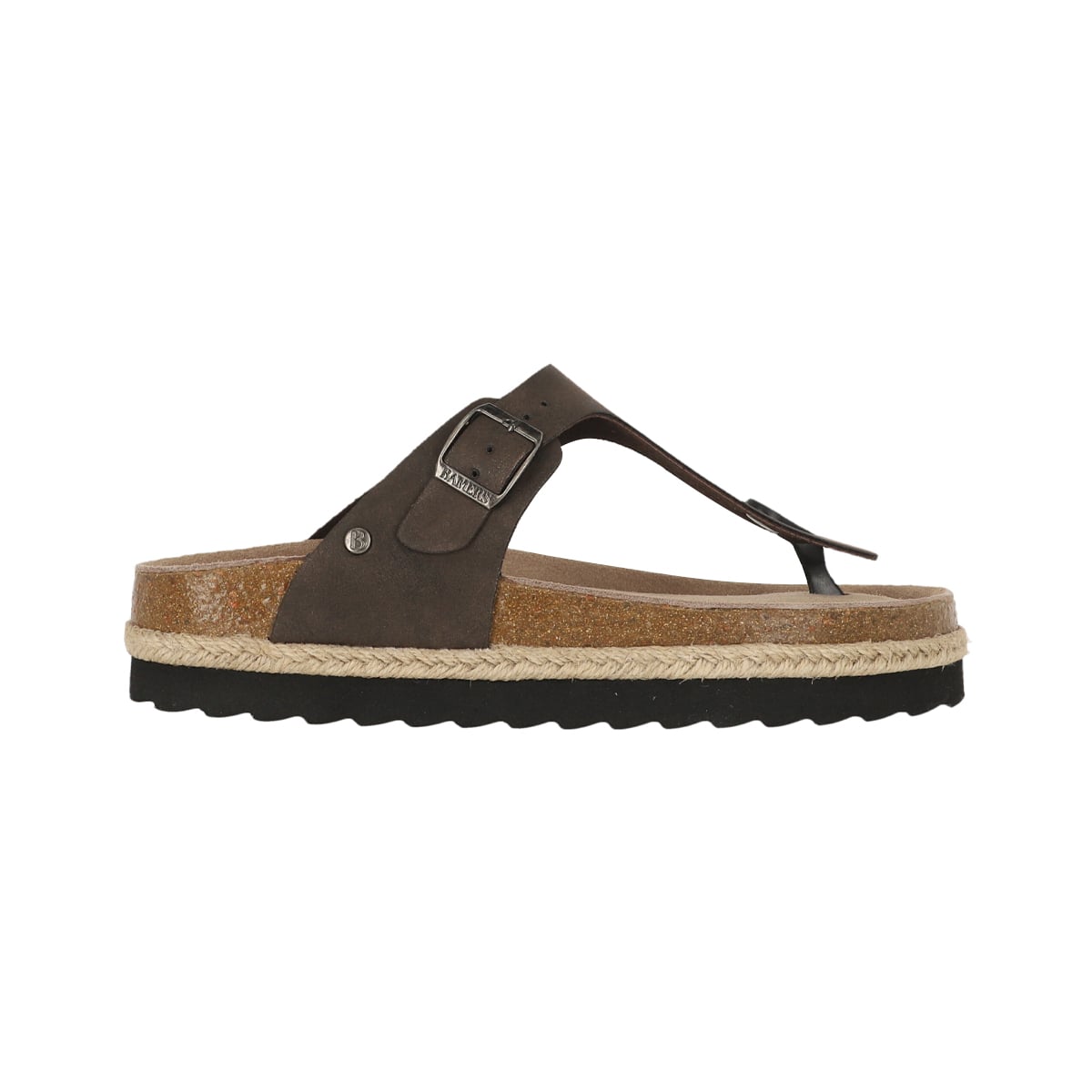 SANDALIAS MUJER BAMERS CAFÉ OSCURO KEND CAPRI YUTE MID - 1