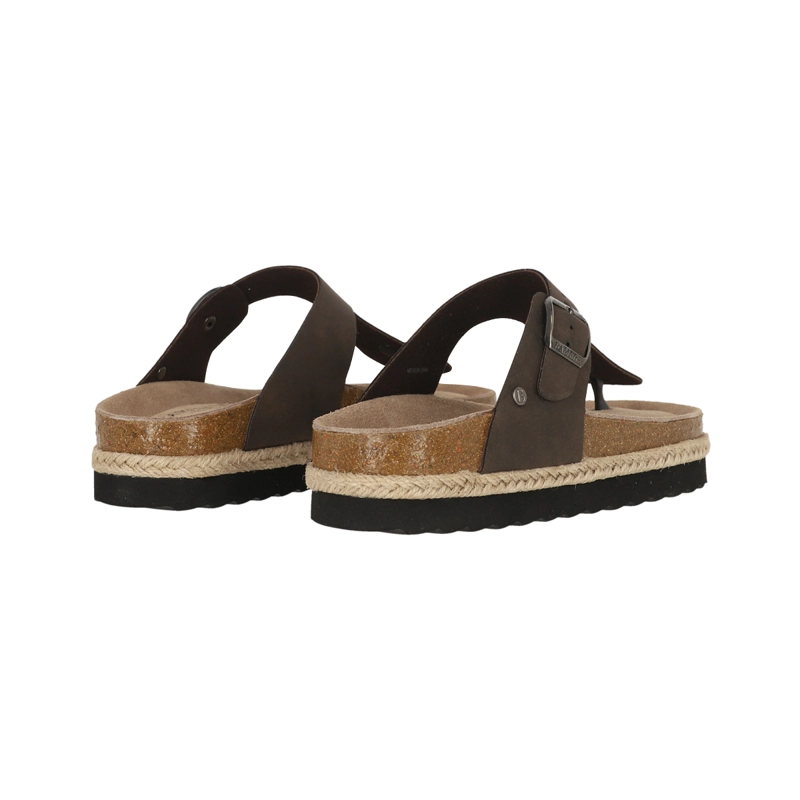 SANDALIAS MUJER BAMERS CAFÉ OSCURO KEND CAPRI YUTE MID - 4
