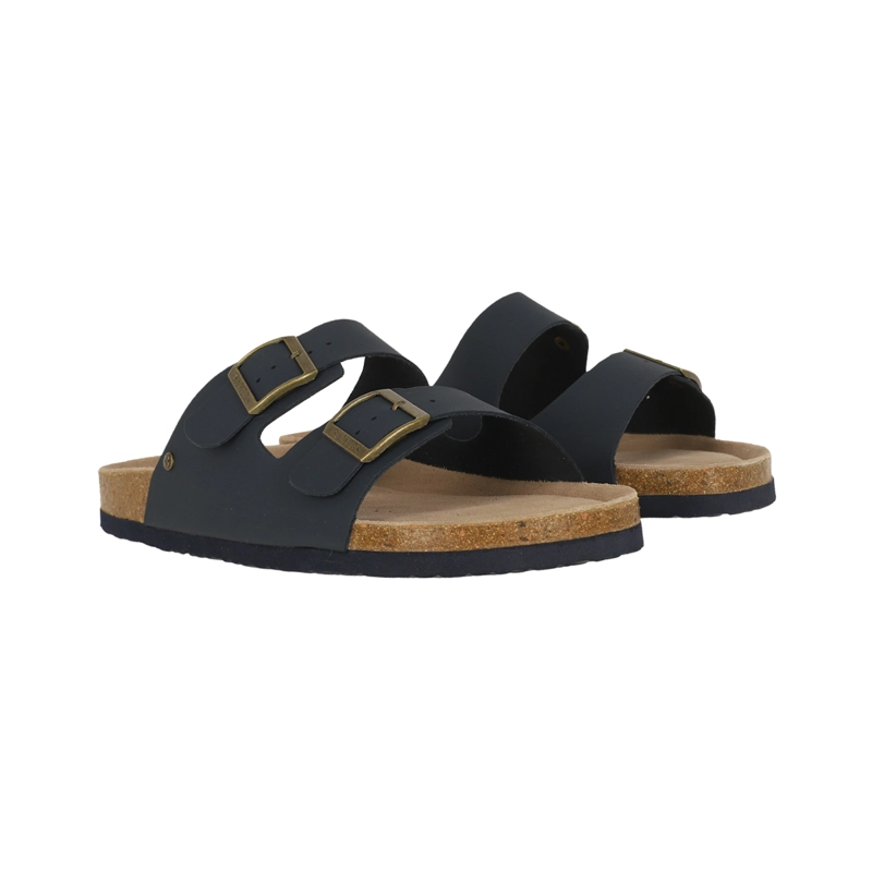 SANDALIAS HOMBRE BAMERS AZUL KEND CUERO - 3