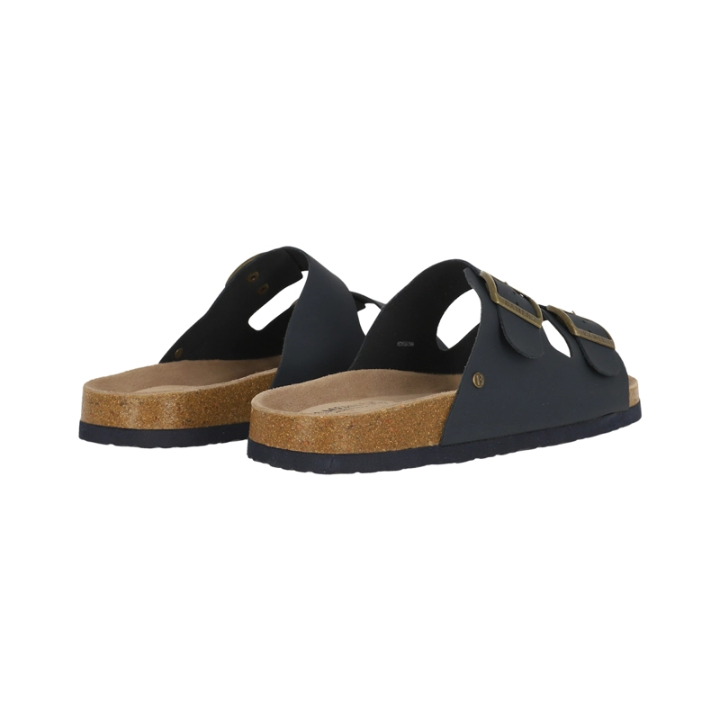 SANDALIAS HOMBRE BAMERS AZUL KEND CUERO - 4