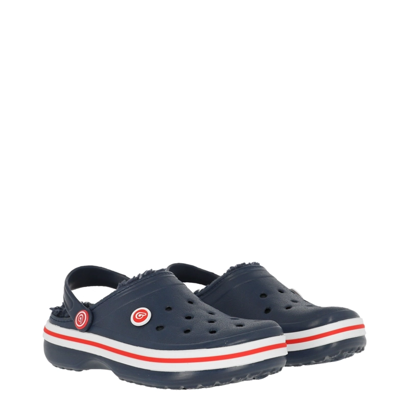 ZUECO NIÑOS UNISEX BAMERS AZUL/ROJO REFUGIO LINE - 3