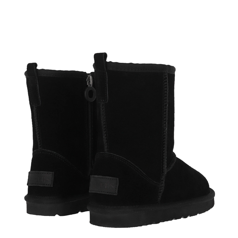 BOTA BAMERS BLAST ZIP LEATHER NIÑOS UNISEX NEGRO - 5
