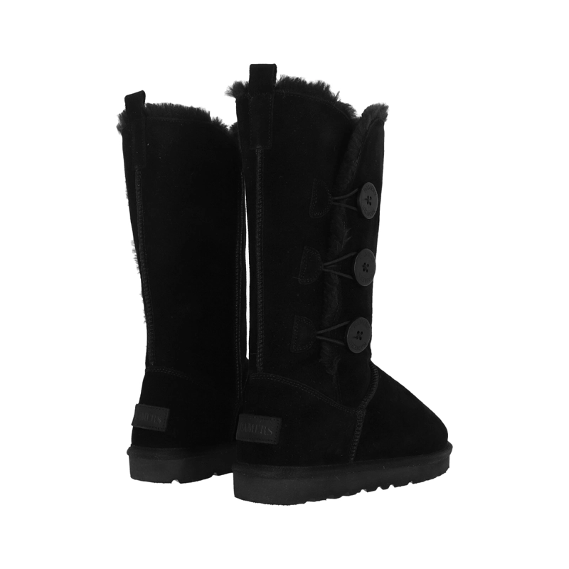BOTAS MUJER BAMERS NEGRO BLAST BUTTON HIGH - 4