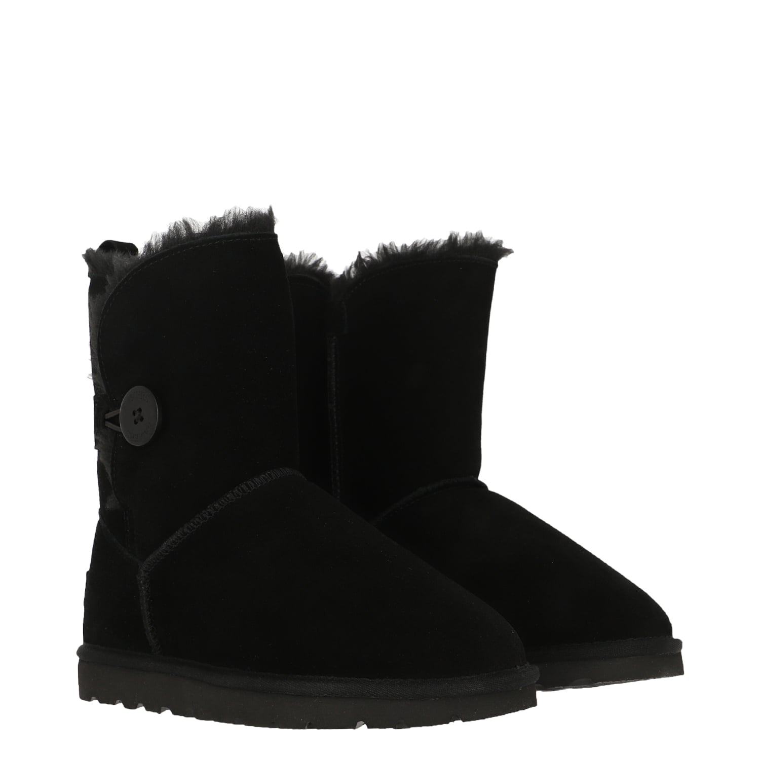 BOTA BAMERS BLAST BUTTON LEATHER MUJER NEGRO - 4