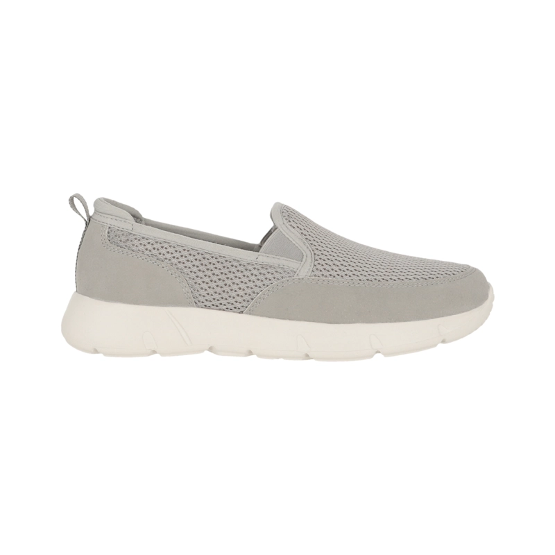 ZAPATOS SLIP ON MUJER BAMERS TEXTIL SINGAPUR GRIS - 1