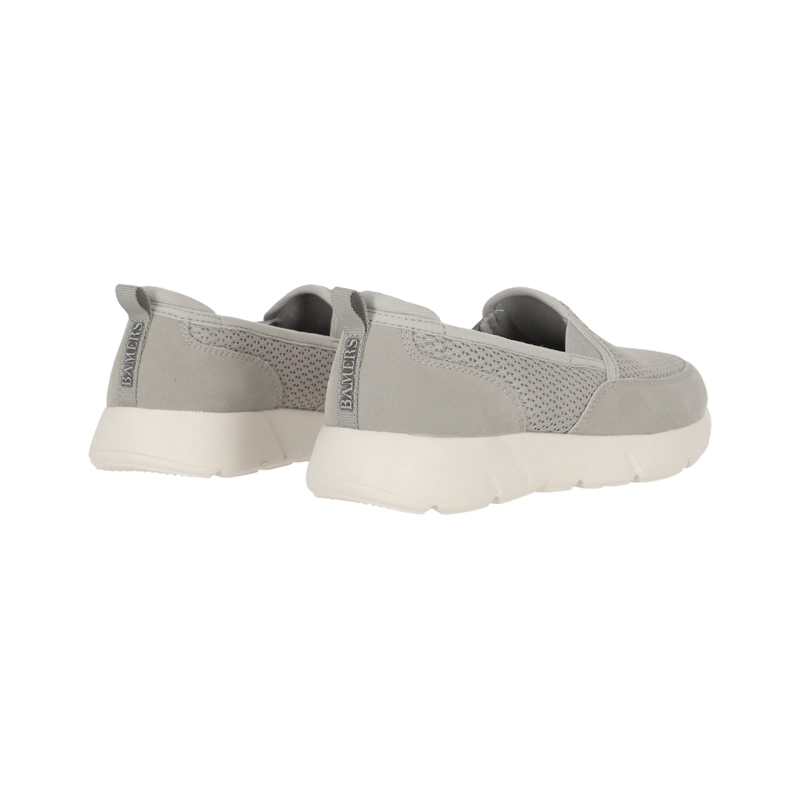 ZAPATOS SLIP ON MUJER BAMERS TEXTIL SINGAPUR GRIS - 4