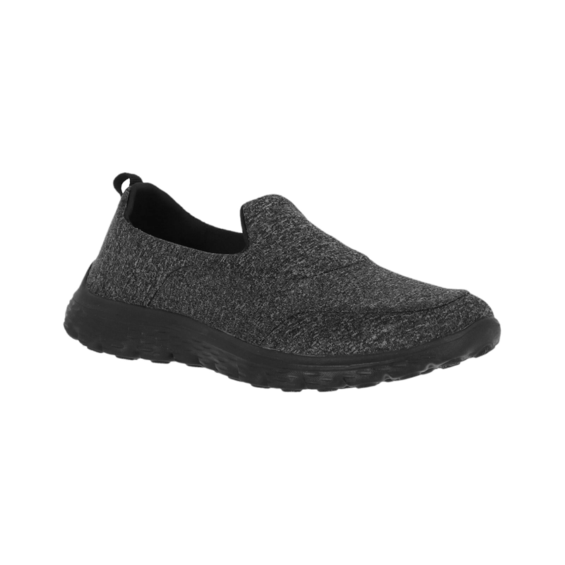 ZAPATOS SLIP ON MUJER BAMERS MELANGE MIRLO NEGRO - 2