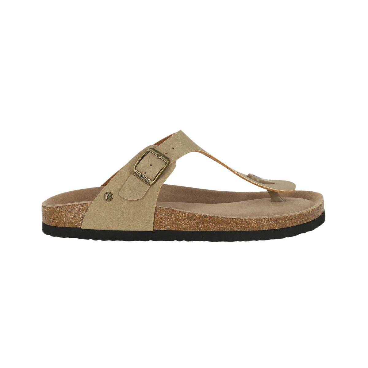 SANDALIAS MUJER BAMERS KEND CAPRI HIGH BEIGE OSCURO - 1