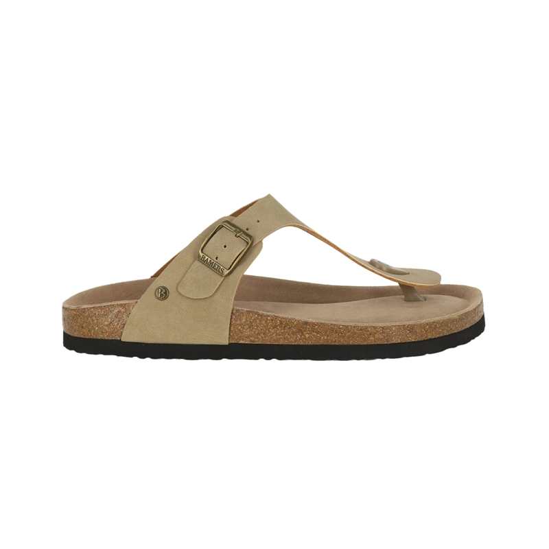 SANDALIAS MUJER BAMERS KEND CAPRI HIGH BEIGE OSCURO - 1