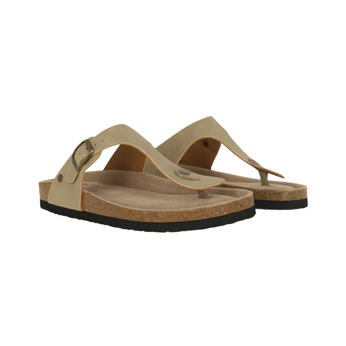 SANDALIAS MUJER BAMERS KEND CAPRI HIGH BEIGE OSCURO - 3