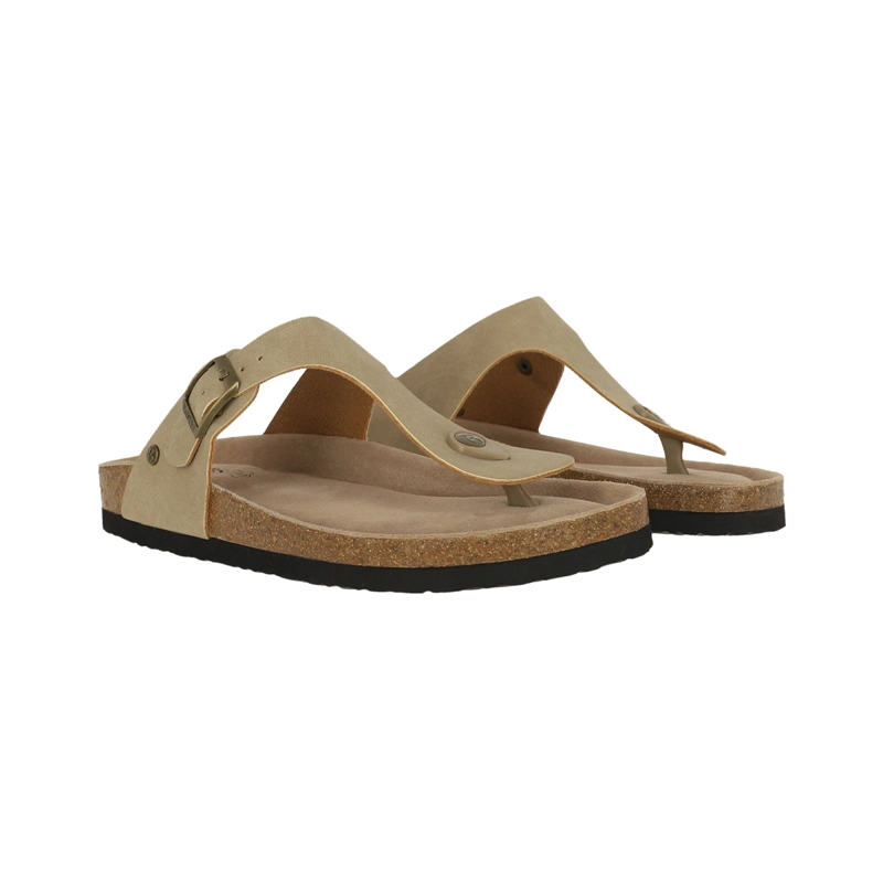 SANDALIAS MUJER BAMERS KEND CAPRI HIGH BEIGE OSCURO - 3