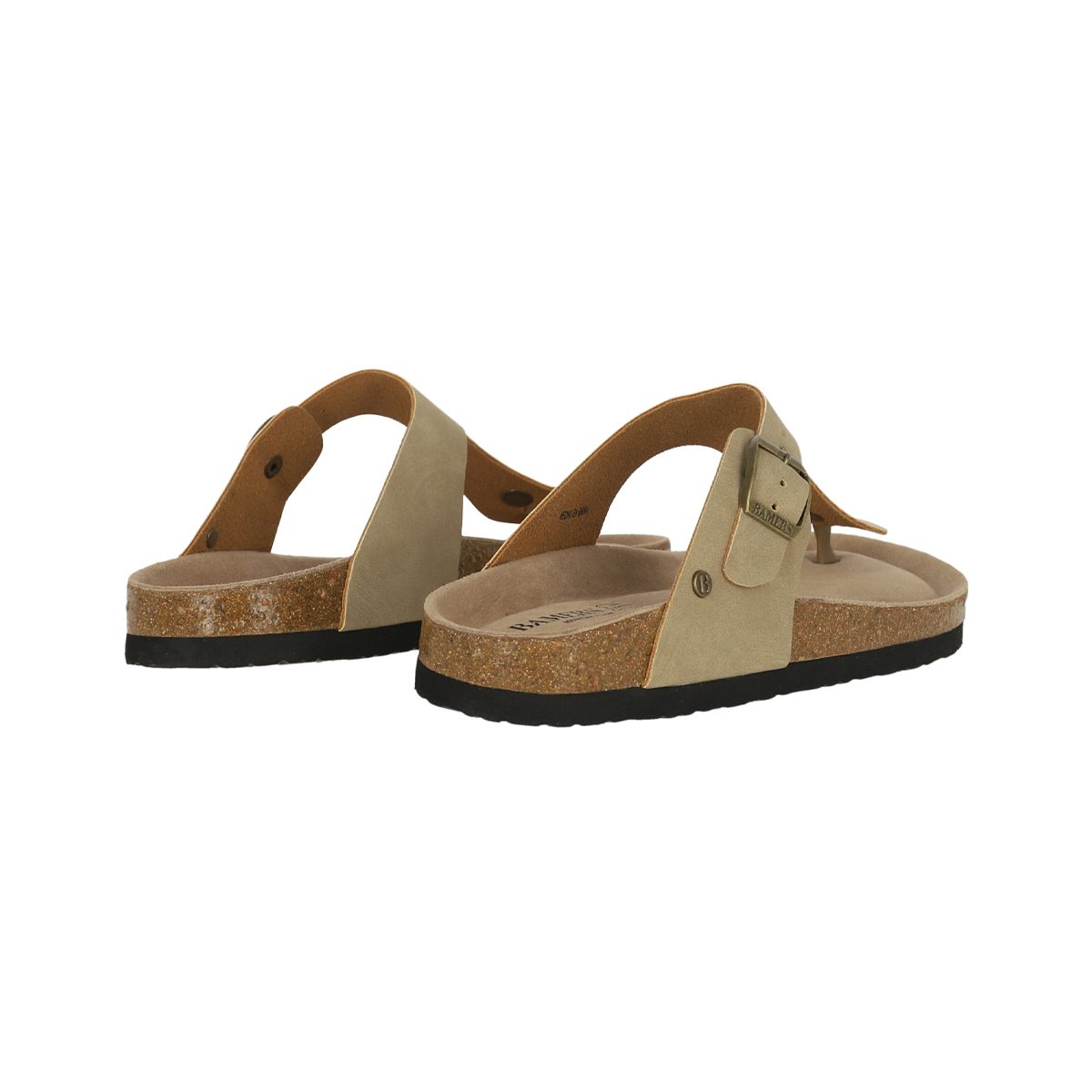 SANDALIAS MUJER BAMERS KEND CAPRI HIGH BEIGE OSCURO - 4