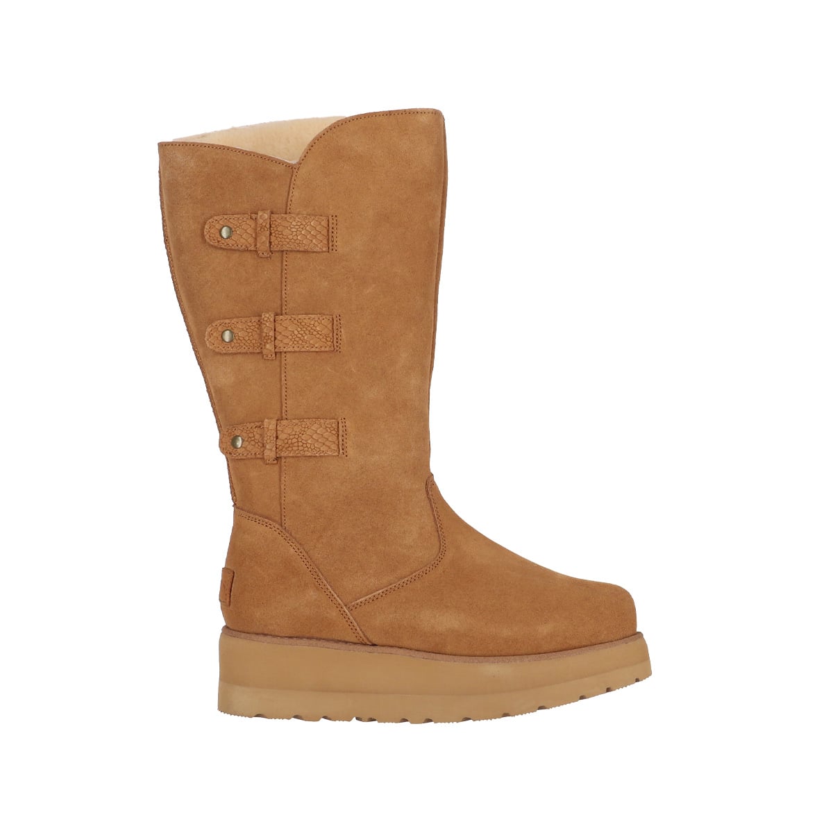 BOTA BAMERS CADIZ HIGH CUERO MUJER CARAMEL - 1