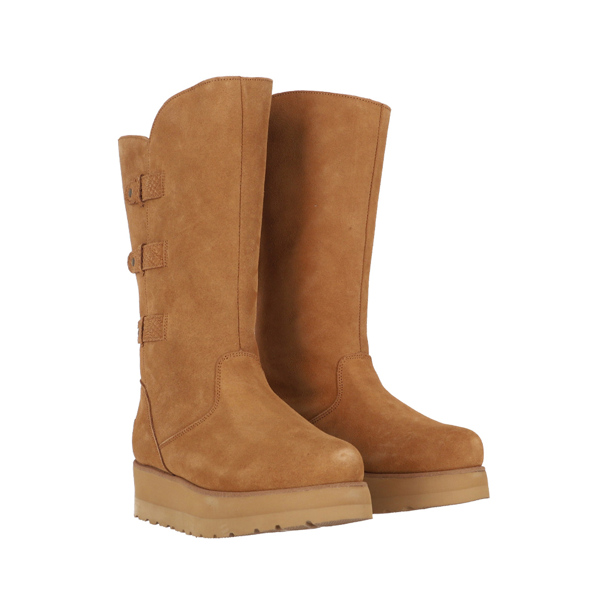 BOTA BAMERS CADIZ HIGH CUERO MUJER CARAMEL - 5