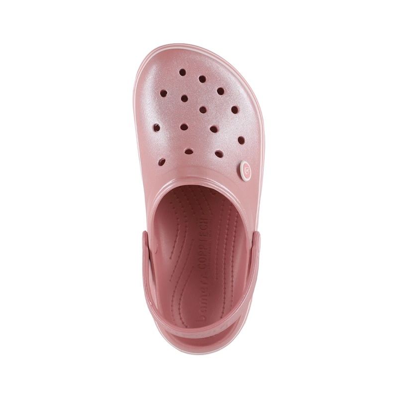 ZUECOS PLATAFORMA MUJER BAMERS ROSA METALICO AIRLINE - 5