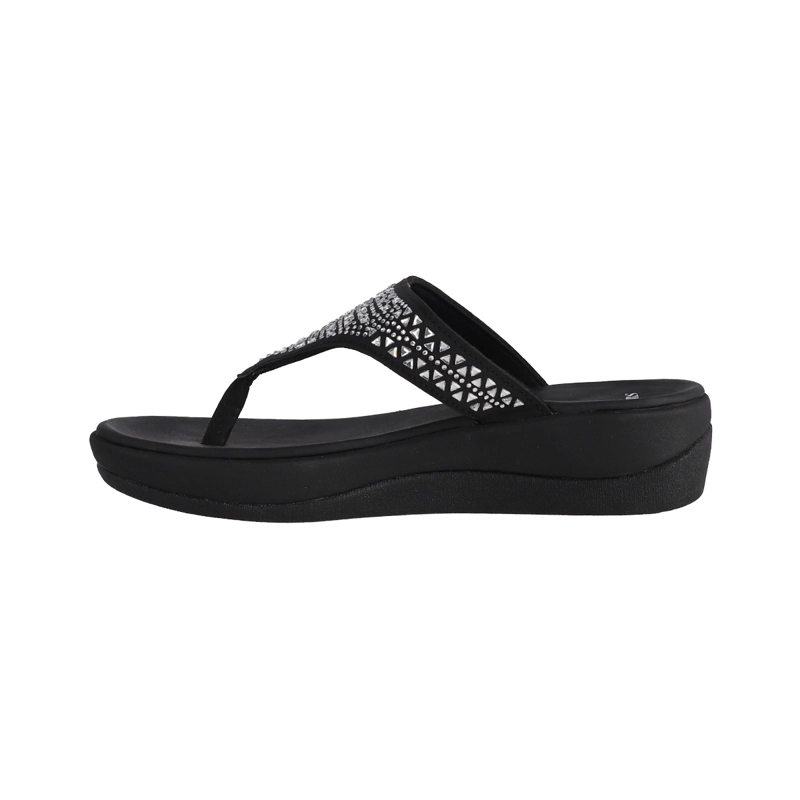 HAWAIANAS PLATAFORMA MUJER BAMERS CRUZ NEGRO - 2