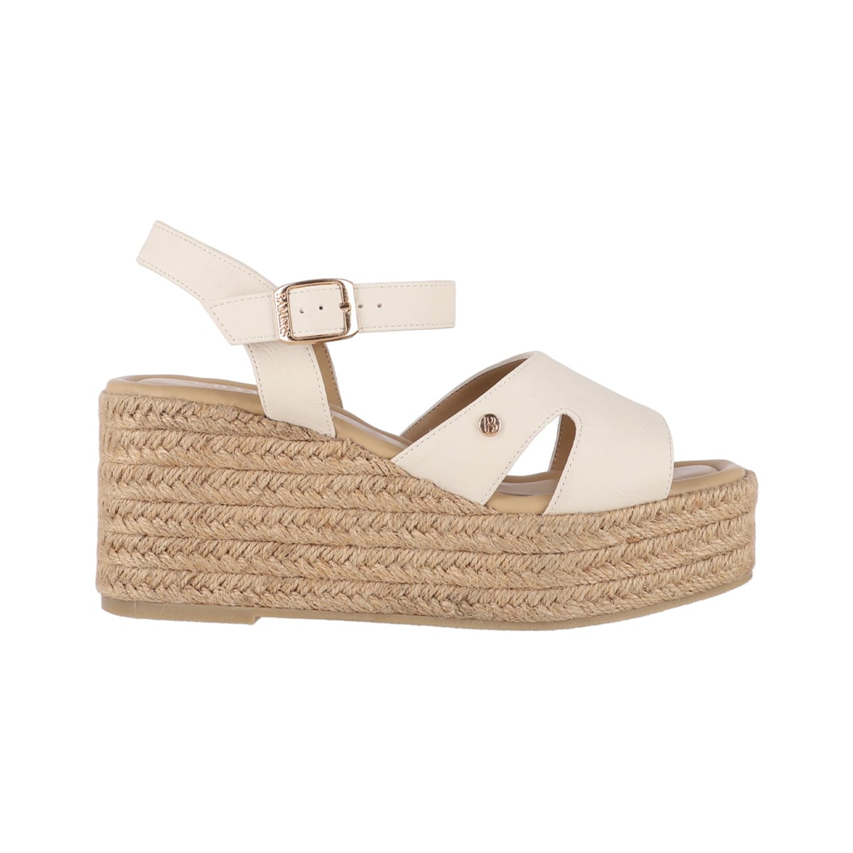 SANDALIAS PLATAFORMA MUJER BAMERS BEIRUT BEIGE - 1