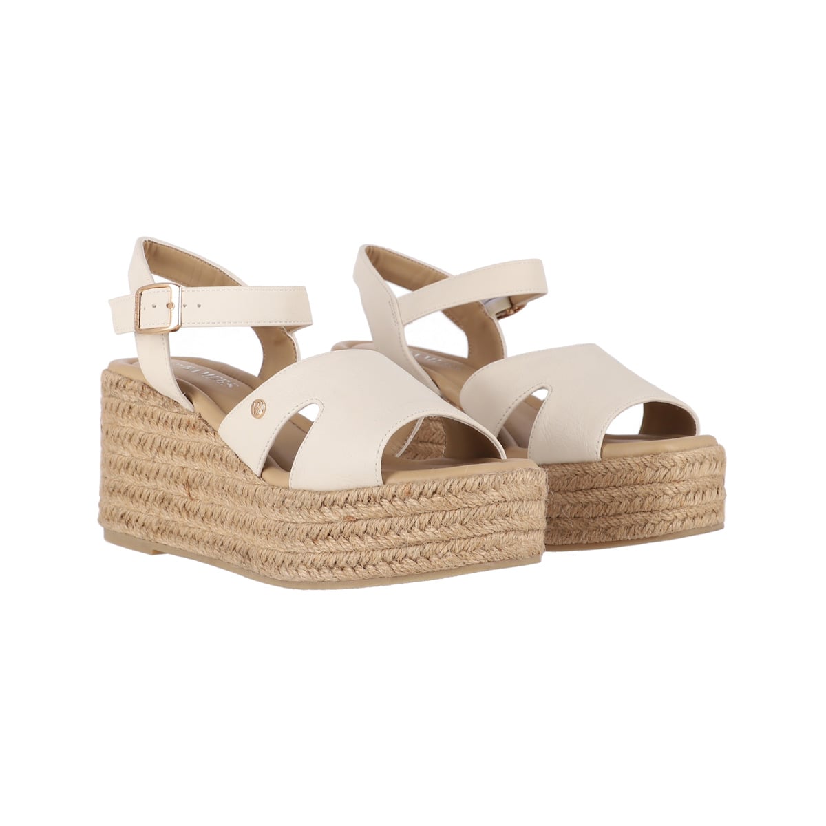 SANDALIAS PLATAFORMA MUJER BAMERS BEIRUT BEIGE - 5