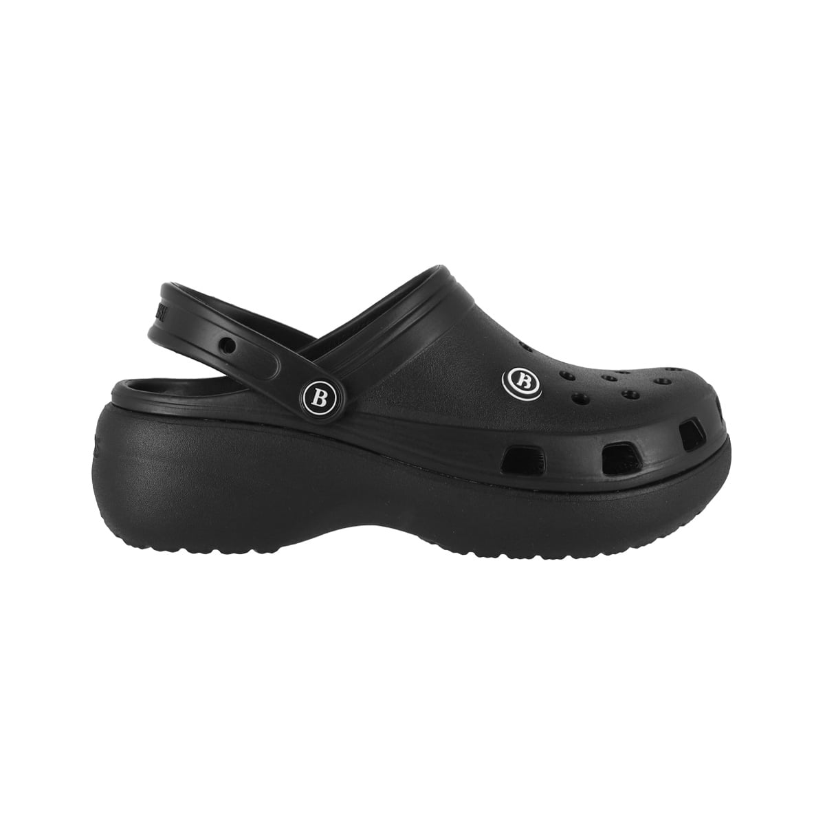 ZUECOS PLATAFORMA MUJER BAMERS AIR NEGRO - 1