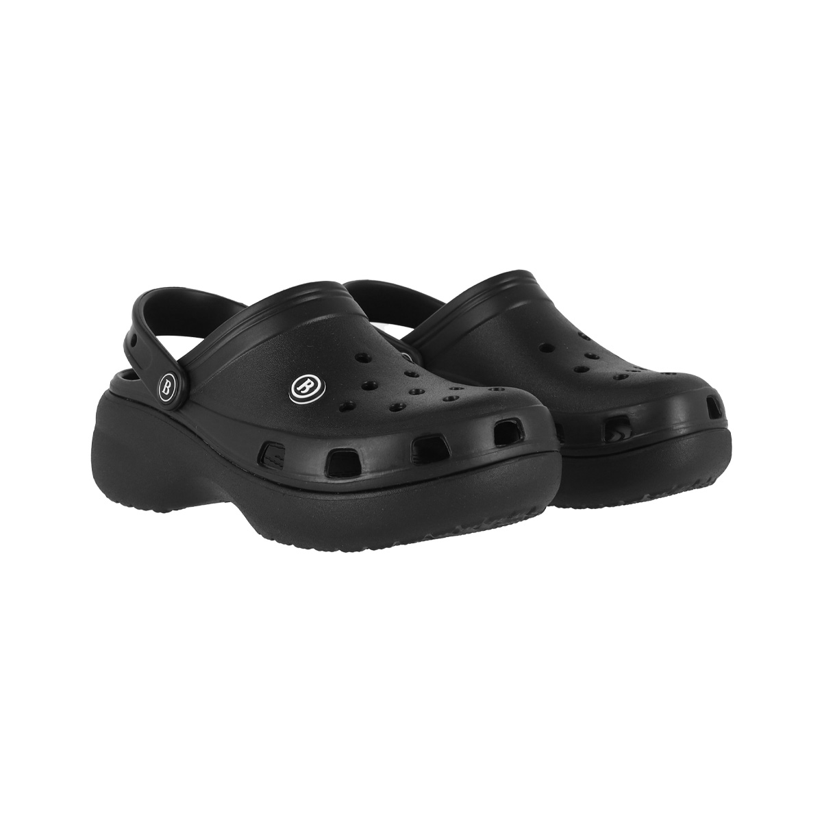 ZUECOS PLATAFORMA MUJER BAMERS AIR NEGRO - 5
