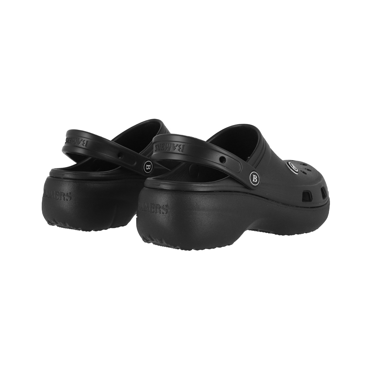 ZUECOS PLATAFORMA MUJER BAMERS AIR NEGRO - 6