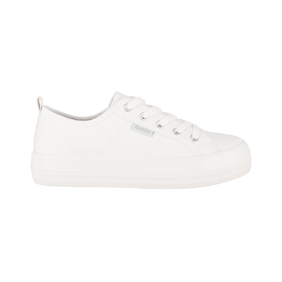 ZAPATILLAS MUJER BAMERS NEW CANVAS PLATFORM II BLANCO - 1