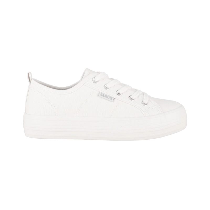 ZAPATILLAS MUJER BAMERS NEW CANVAS PLATFORM II BLANCO - 1